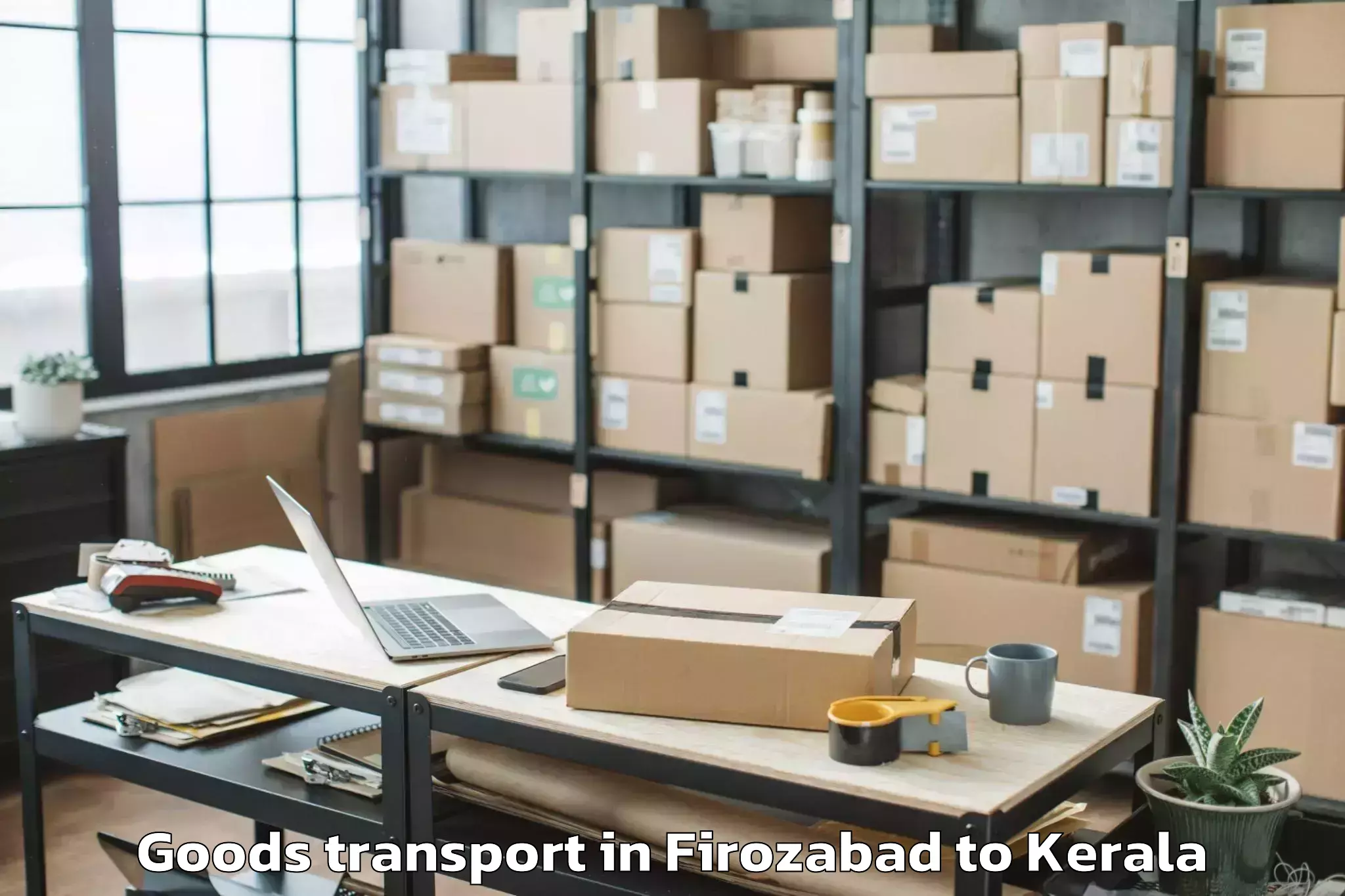 Reliable Firozabad to Manjeshvar Goods Transport